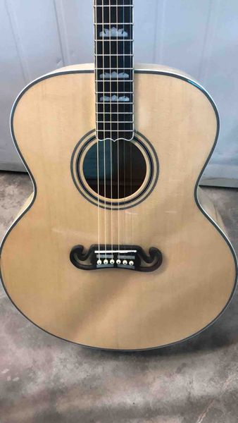 

custom 43 inch jumbo aaaaa all solid wood 200s acoustic guitar