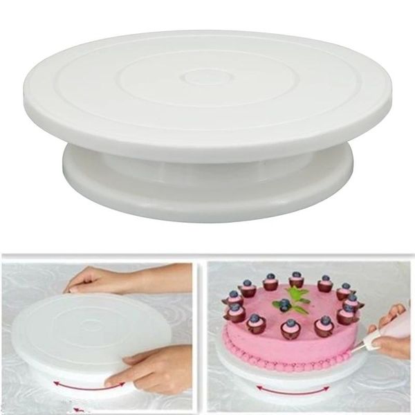 

baking & pastry tools cake turntable rotating anti-skid round stand decorating rotary table kitchen diy pan