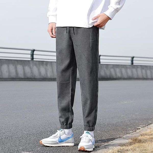 

men's spring/fall 2021 casual trousers classic outdoor hiking trousers fashion collection m-4xl junior leg, Black