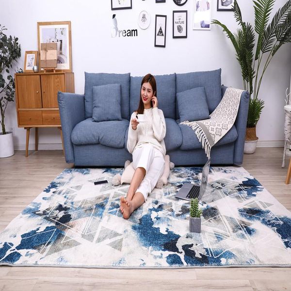 

carpets nordic abstract carpet living room sofa floor super soft non-slip rug modern large decoration fluffy bedroom rugs
