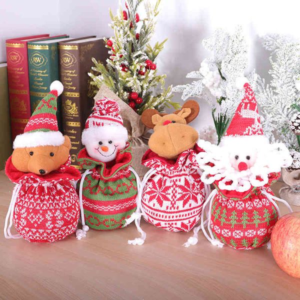 

christmas decoration fruit gift bag candy bag apple christmas