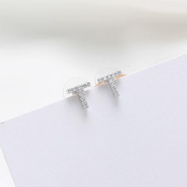 

yhe036 simple t-shaped earrings and earrings, Golden