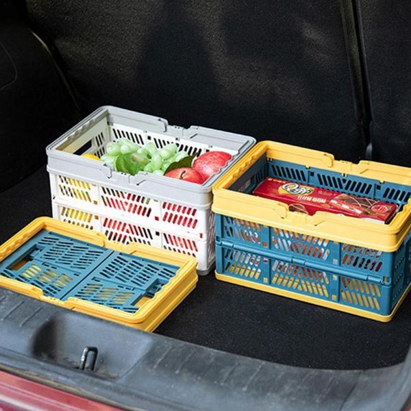 

storage baskets folding basket portable crate plastic large vegetable shopping fruit capacity m6h1
