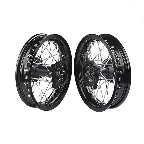 

14" inch front rear wheels set 2.50-14"3.00-14" alloy rim for kayo bse apollo xmotos racing supermoto dirt pit bike off road