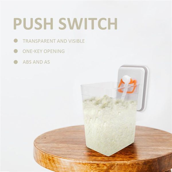 

1pc baby milk powder box infant case sealing storage jar (transparent)