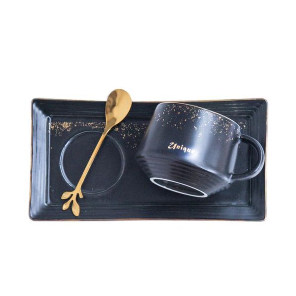 

cups & saucers black white luxury ceramic modern cup and saucer living room fashion coffee tazas de ceramica glamour decor home ec50bd