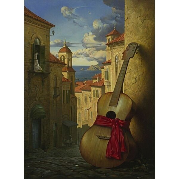 

vladimir kush romance for juliet home decoration handpainted &hd print oil painting on canvas wall art canvas picture 210308