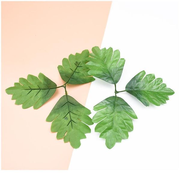 

10pcs big silk maple leaf decorative flowers wreaths christmas home decor diy scrapbook gifts box fake leaves artificia qylbsg