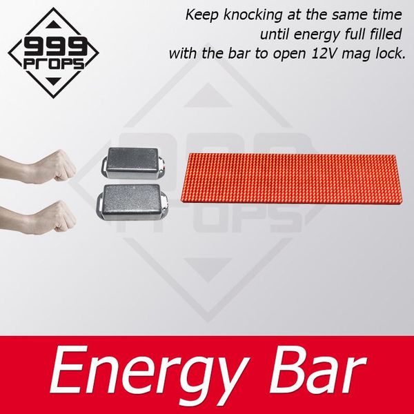 

escape room prop energy bar prop keep knocking until the energy fill with the led lattice screen to open lock er puzzle