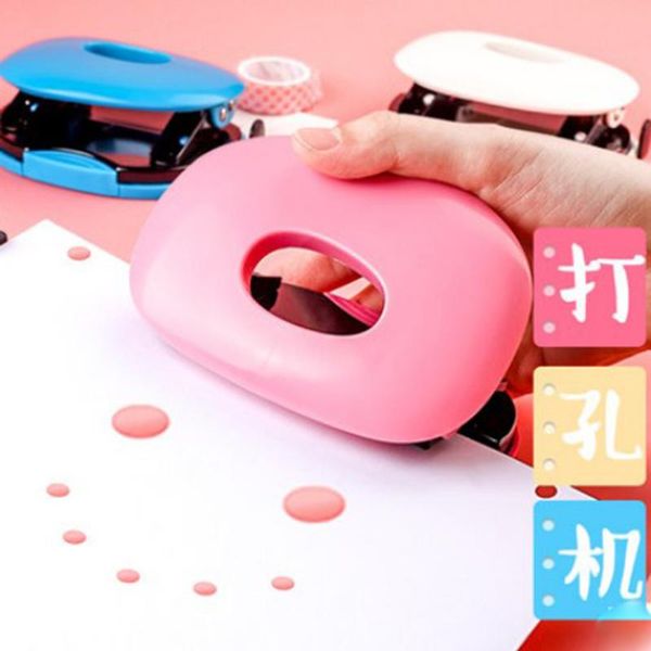 

binders handle 2 hole punch ring paper cutter diy a4 loose-leaf puncher scrapbooking tools office binding supplies