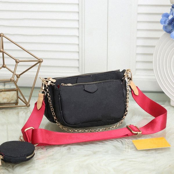 

women hand bag hobo purse cowhide leather shoulder bags triple mahjong bag [with original box] serial number designers crossbody clutch 76pw