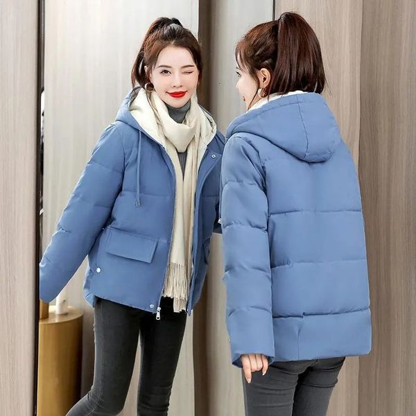 

women's jackets winter coat with hood, baggy jacket, cotton padding, snow clothing, plus size, , xn4u, Black;brown