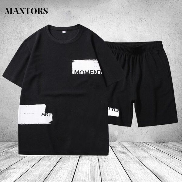 

mens suits with shorts summer plus size tracksuit sportswear men's running sweatsuit set 3xl 4xl jogger male t shirts boardshort, Gray