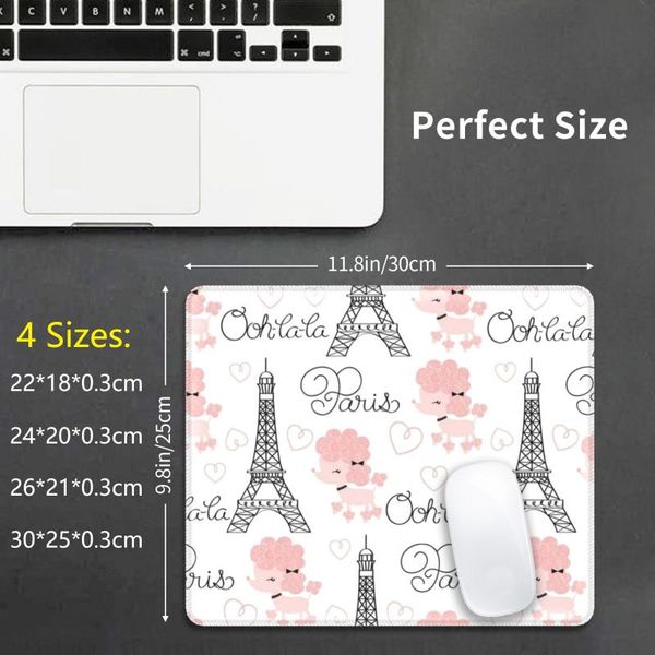 

mouse pads & wrist rests paris pad diy print love eiffel tower ohlala france pattern