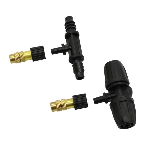 

watering equipments garden copper mist nozzle greenhouse agriculture atomized cooling system sprinkler for 8/11mm hose 40 pcs