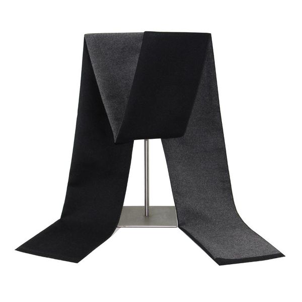 

scarves wool scarf men winter long thick warm men's casual simple bib, Blue;gray