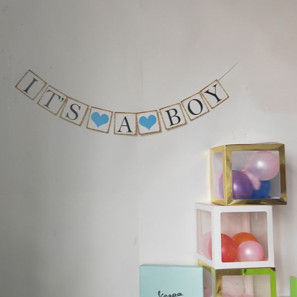 

its a boy string men's treasure party pendant frhmen flag baby pull flower