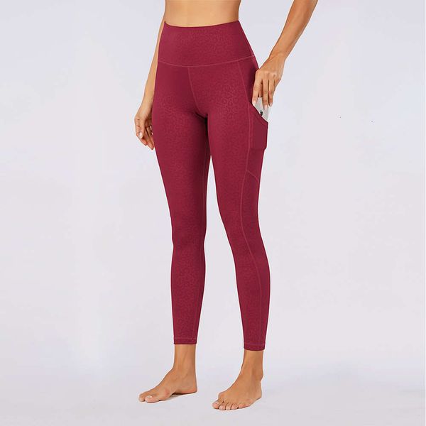 

2021new texture embossed hip lift high waist leopard sports yoga pants, Gray
