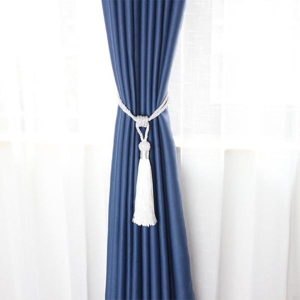 

other home decor 1pc smooth tassel fringe curtain tieback buckle rope holdbacks window drapes tie backs supplies room accessories