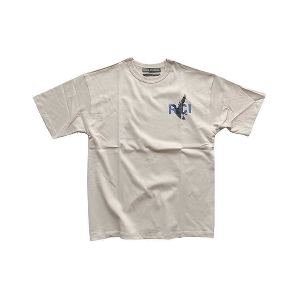 

reese cooper rc three flying ducks slogan chest duck letters short sleeve high street men's and women's t-shirt n3vy, White;black