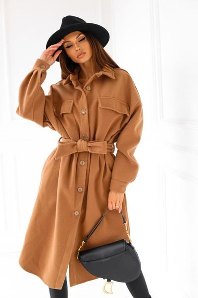 

women's wool & blends 2021 ladies fashion autumn/winter long sleeve v-neck button lace woolen coat clothing, Black