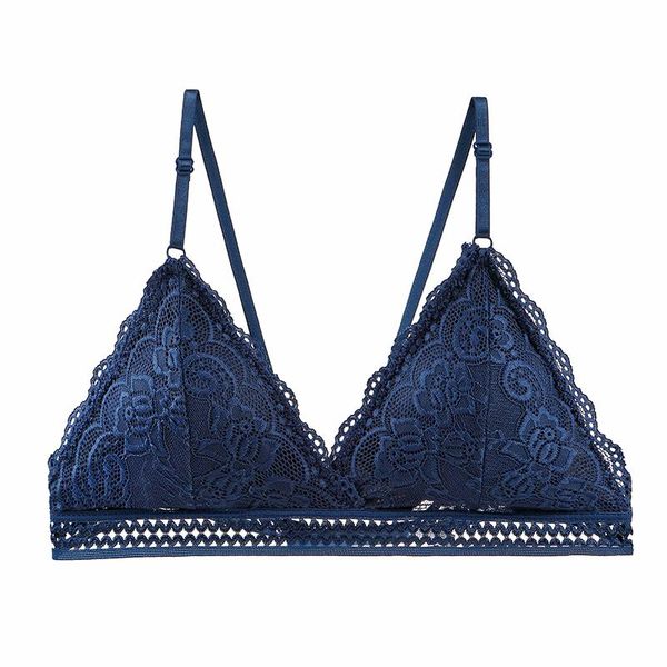 

bras women's underwear lace bra triangle cup deep v soft thin seamless, Red;black