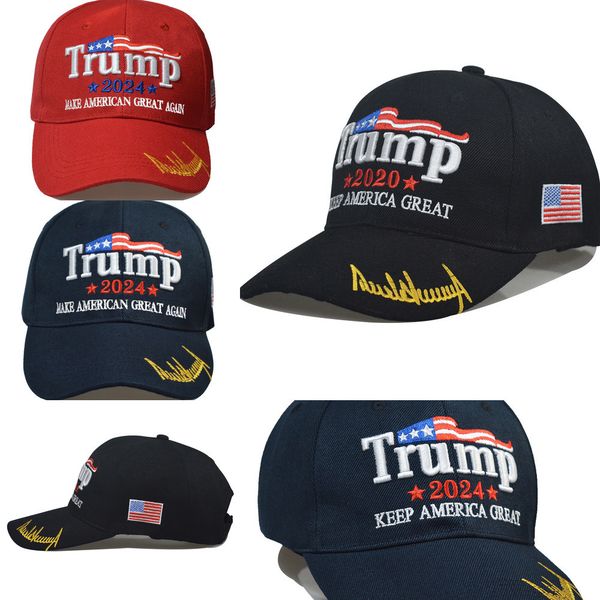 

2024 trump ball hat presidential election maga baseball caps summer sports snapback adjustable peak cap hip hop headdress wear g3203, Yellow