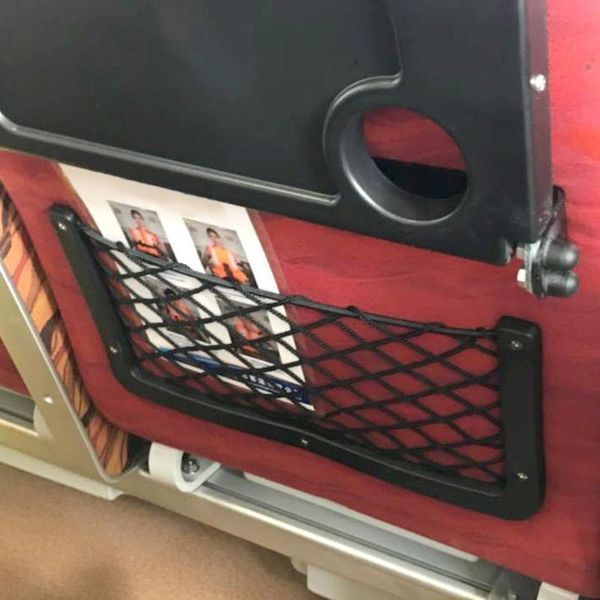 

car organizer mesh seat back net bag driver storage netting pouch behind seats b88