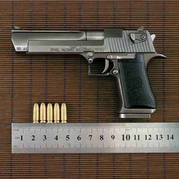 

new shell throwing desert eagle leather cover support toy model