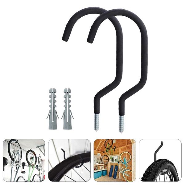 

car & truck racks 2 sets heavy duty bike storage hook holder wall-mount hanger