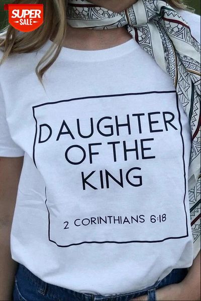 

sunfiz yf daughter of a king t-shirt 90s women fahsion shirt grunge aesthetic camiseta tumblr vintage t shirt #4j8k, White