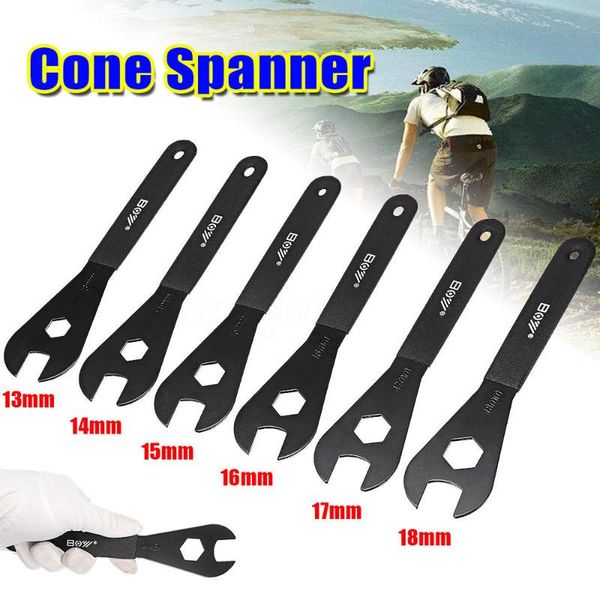

tools bicycle repair acor cone spanner 13mm 14mm 15mm 16mm 17mm 18mm wrench spindle axle bike tool#c10