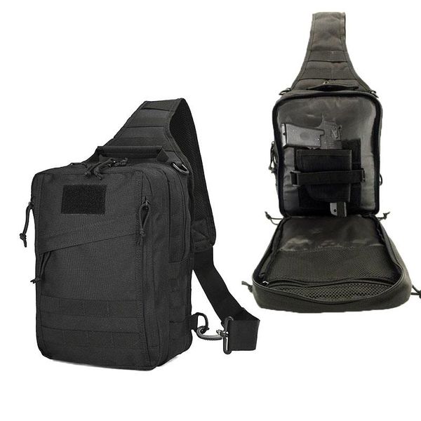 

stuff sacks military tactical gun bag pistol shoulder handgun holster army holder case molle hunting sling chest pack