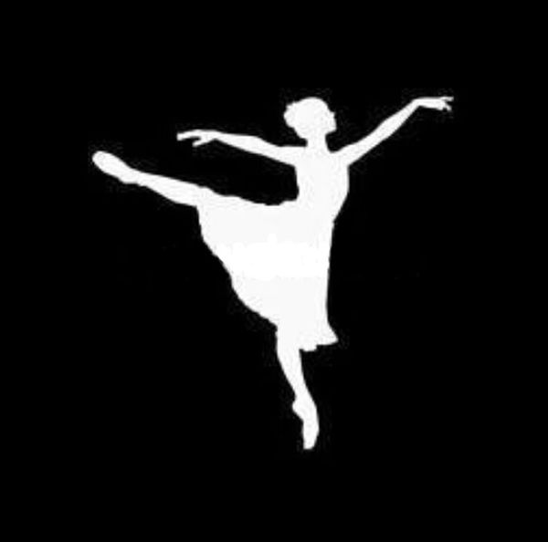 

12*12cm ballerina dance car sticker decals fun ballerina motorcycle decals car stickers decorative