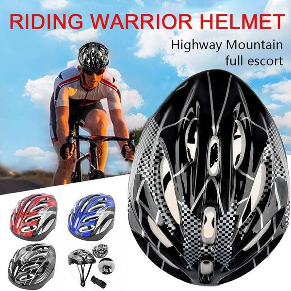 

cycling caps & masks ultralight helmet 58-62cm bicycle helmets breathable mtb road bike safety, Black