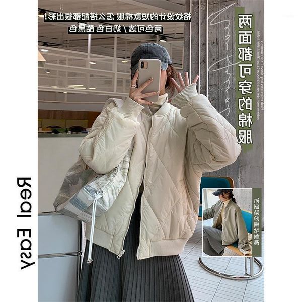 

women's winter short cotton padded jacket flying jackets, Black;brown