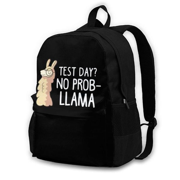 

backpack alpaca backpacks teen lightweight unusual polyester fitness bags