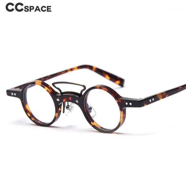 

punk round retro acetate frames men women fashion computer glasses sunglasses1, Black