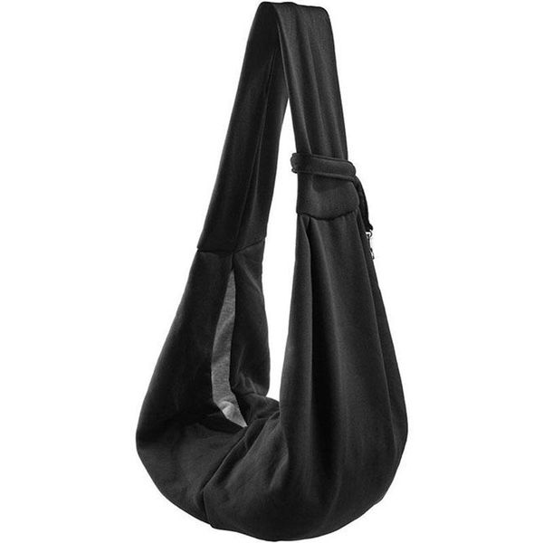 

pet carrier, hand sling adjustable padded strap tote bag breathable shoulder bag front pocket belt carrying small dog cat p