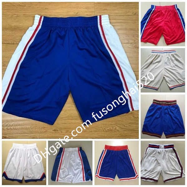 

2021 new fashion allen 3 iverson mens joel 21 embiid basketball shorts gym short training shorts breathable stitched pants, Black