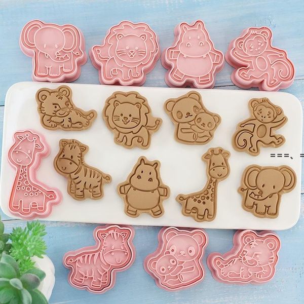 NewCartoon Animal Boking Cookie Cutter Baleia Dolphin Biscuit Molds Octopus Caranguejo Turtle Fondant ferramentas de açúcar pastelaria de artesanato RRA11996