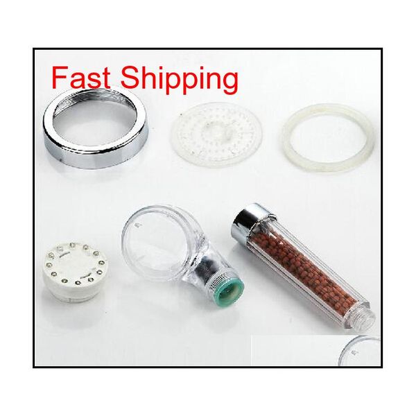 

led healthy hand shower bathroom water saving shower heads medical stone qylbdj homes2007