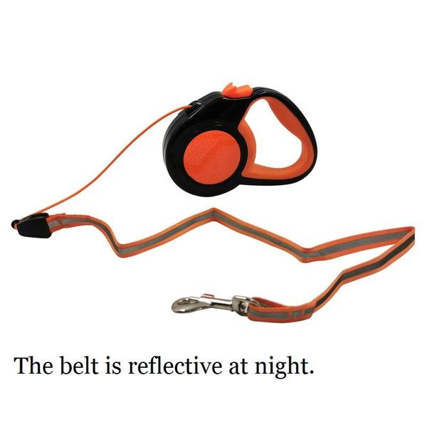

dog collars & leashes leash adjustable reflective safe rope 3m 5m pet products automatic retractable puppy for small medium dogs