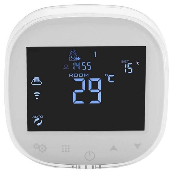 

smart home control wifi programmable thermostat for digital contact sn temperature humidity sensor 90-240v