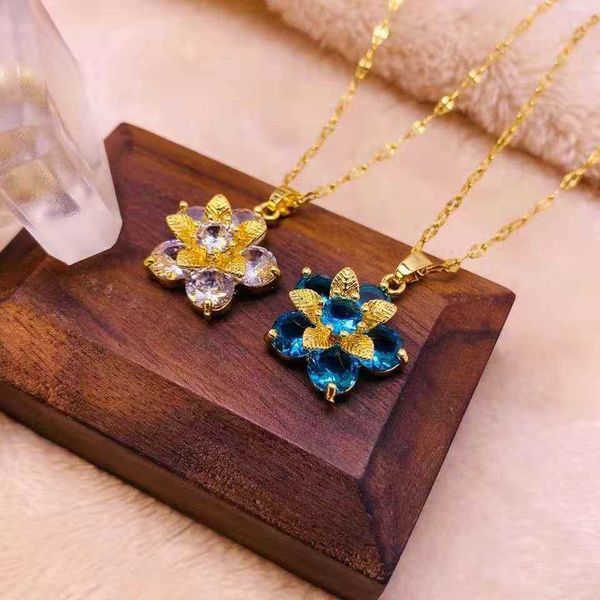 

bauhinia necklaces keep on anti allergy, Silver