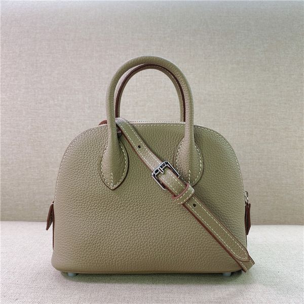 

75% off luxury handbag 2021 new mini togo head leather lychee shell bag vb5u