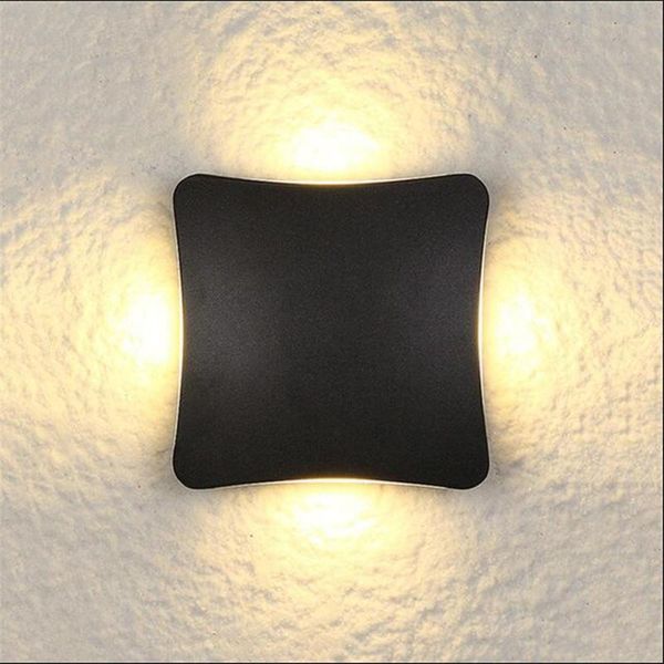 

wall lamps 10w outdoor lighting waterproof modern led ip65 aluminum courtyard garden corridor porch lights ac85-265v n