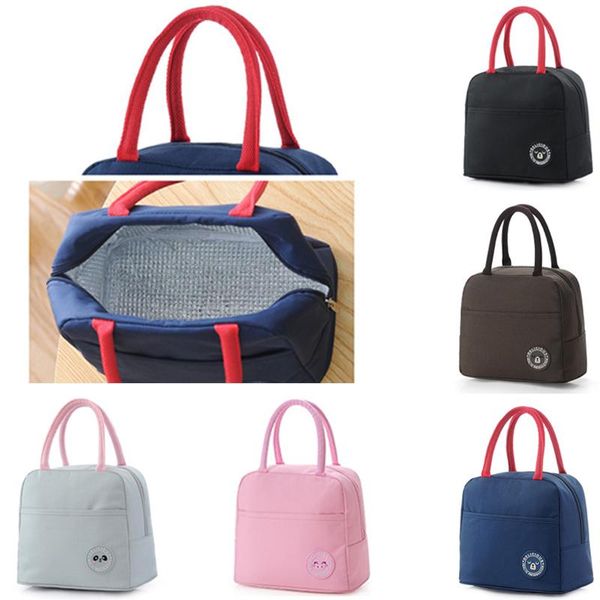 

dinnerware sets fresh cooler bags waterproof thermal bag handbag portable lunch box for women & kids office school bento