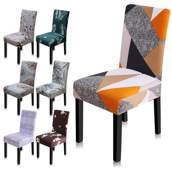 

chair covers string printed stretch cover for dining room office banquet protector elastic material armchair