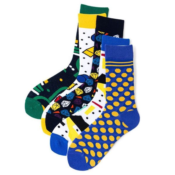 

sports socks hip hop fashion harajuku street fun men's happy funny cotton colorful skateboard ladies, Black